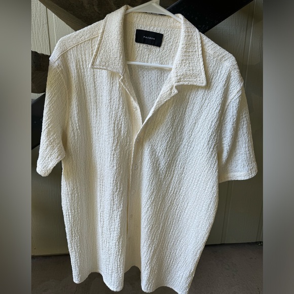 PacSun vibey textured button down - Picture 1 of 3